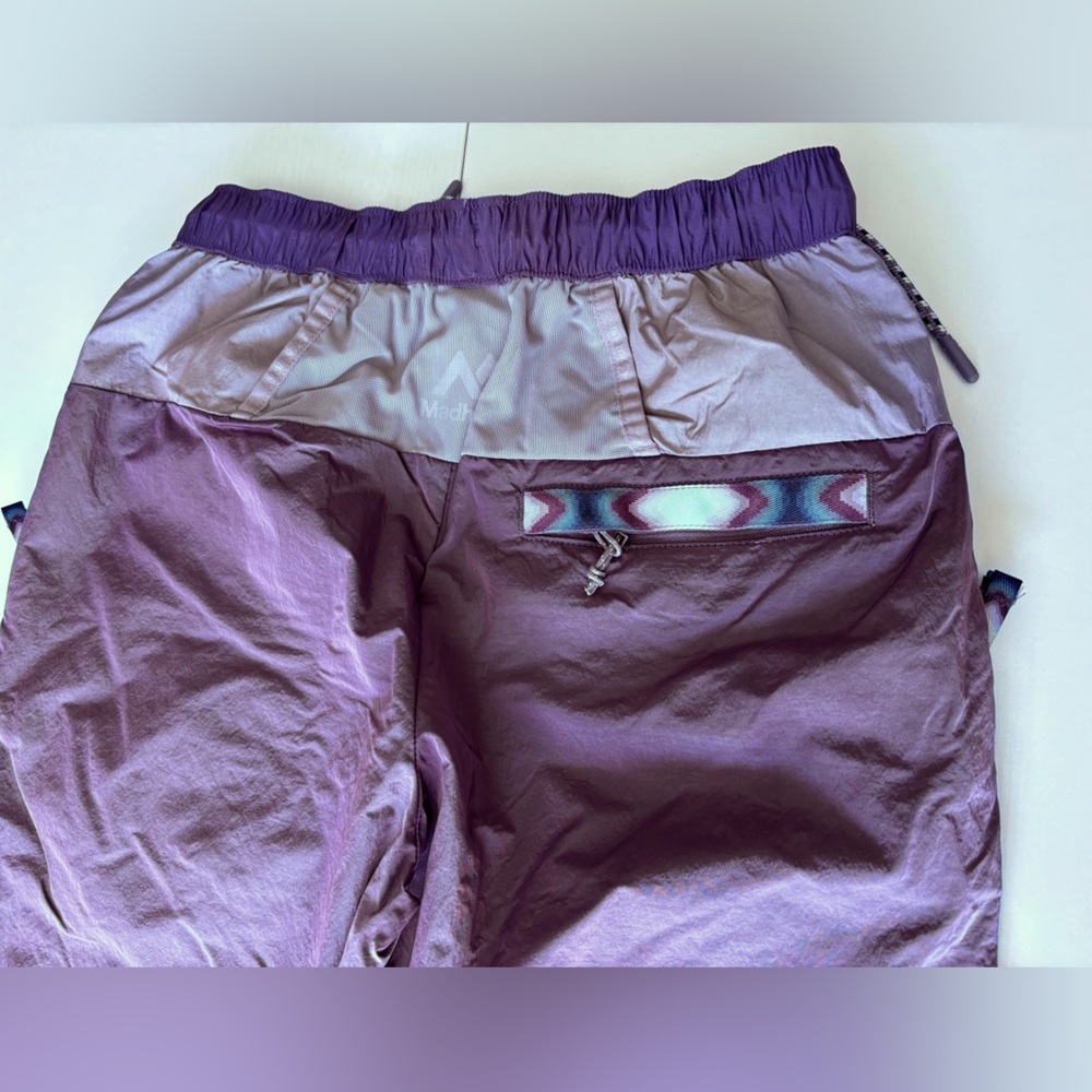 Columbia x Madhappy Purple Aztec Nylon Wind Pants Size Xs - Picture 5 of 11